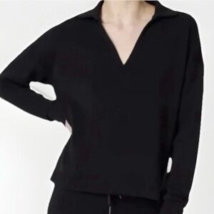 SPANX Air Essentials Polo Tunic in Very Black Size 2X #5428